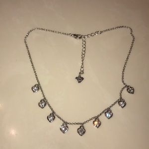 Swarovski crystal and sterling silver necklace
